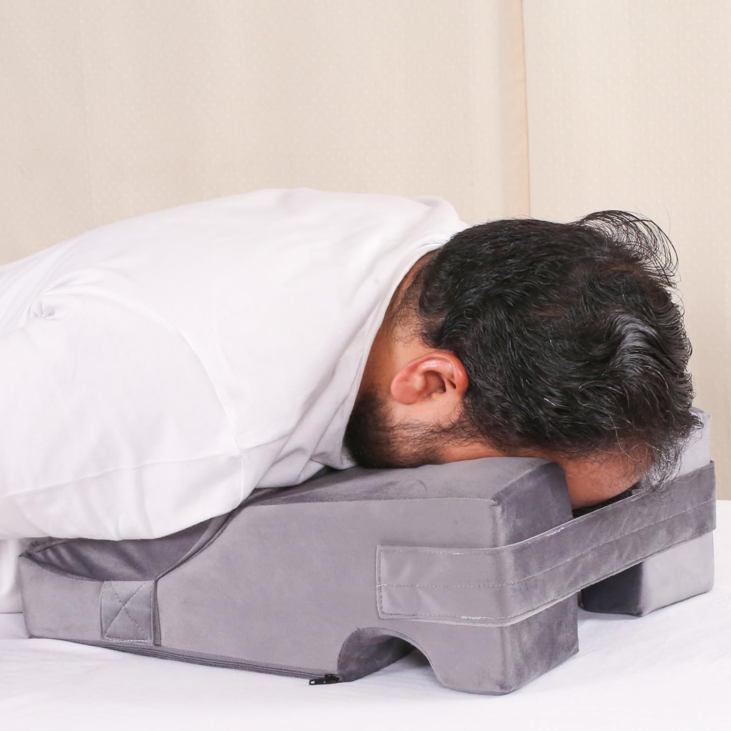 METRON Face Down Prone Pillow for After Eye Surgery, Helps in Retinal Detachment Muscular Hole & Vitrectomy Recovery, Ideal for Massage & Prone Sleeping Cushions - Image 9 thumbnail
