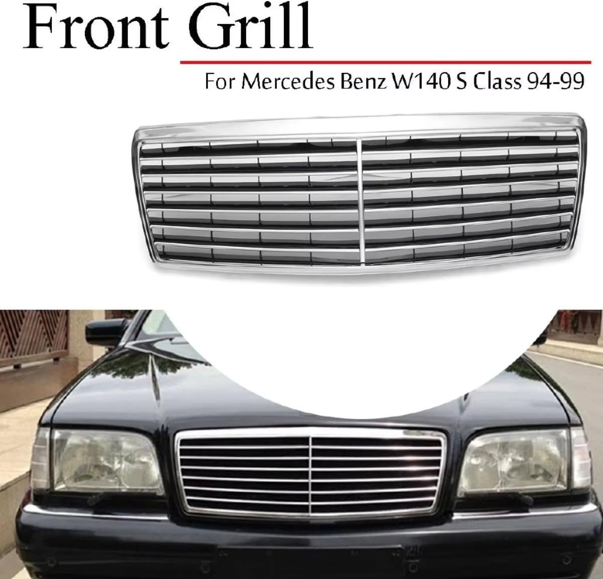メルセデスベンツ　Ｗ126系　フロントグリル　純正　MercedesBenz 車用フロントグリル 用 W123 用 W124 用 W126 用 W140