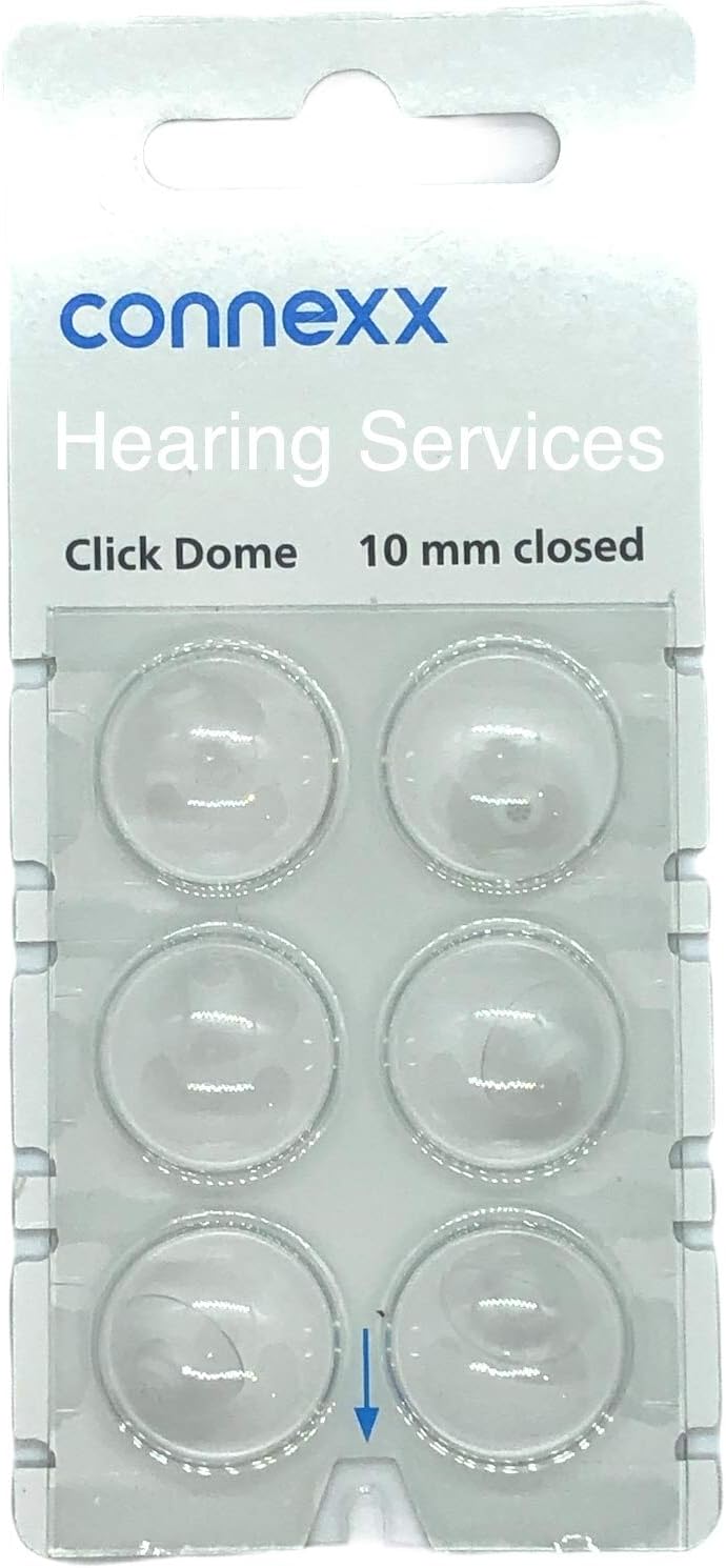Accessories Siemens / Rexton Click Domes (6 domes) NEW Blister Pack (10mm Closed)