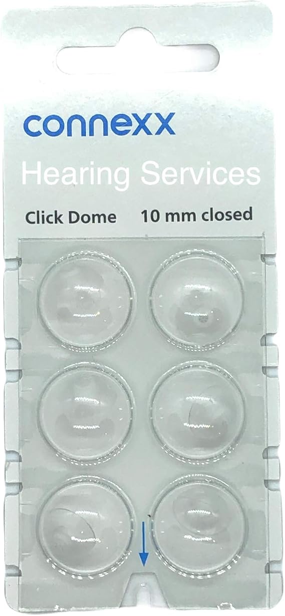 Connexx Accessories Siemens / Rexton Click Domes (6 domes) NEW Blister Pack (10mm Closed