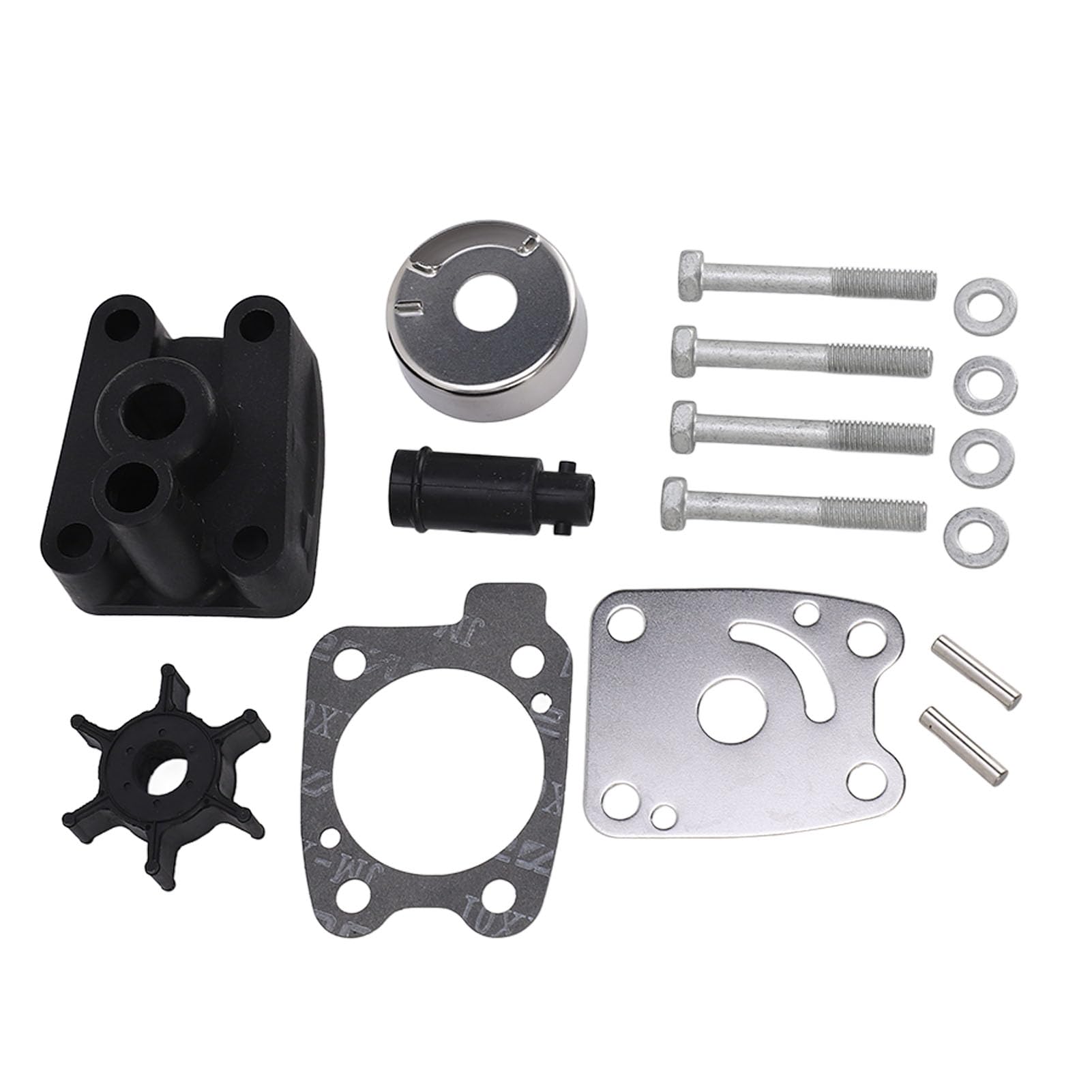 Kit di Riparazione Girante Pompa Acqua per Motore Fuoribordo 4 5 6, OE 6BX WG078 00, Resistente All'ambiente Marino, Prestazioni Superiori, Facile Manutenzione, Sostituzione e