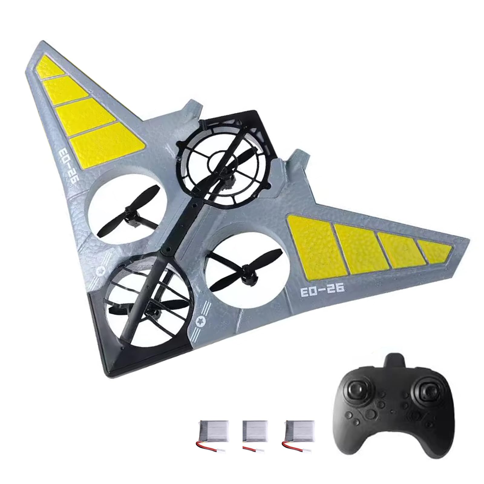 Piankowy pilot zdalnego sterowania, dron 2,4 GHz, pilot zdalnego sterowania, 360°, obrót kaskaderski na 3 baterie