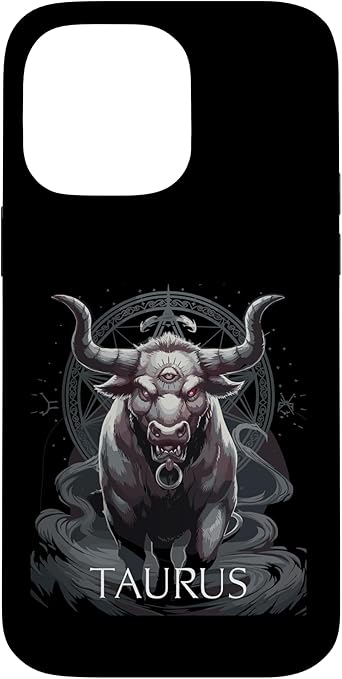 iPhone 14 Pro Max Mystical Zodiac Sign Fiery Taurus Bull Case