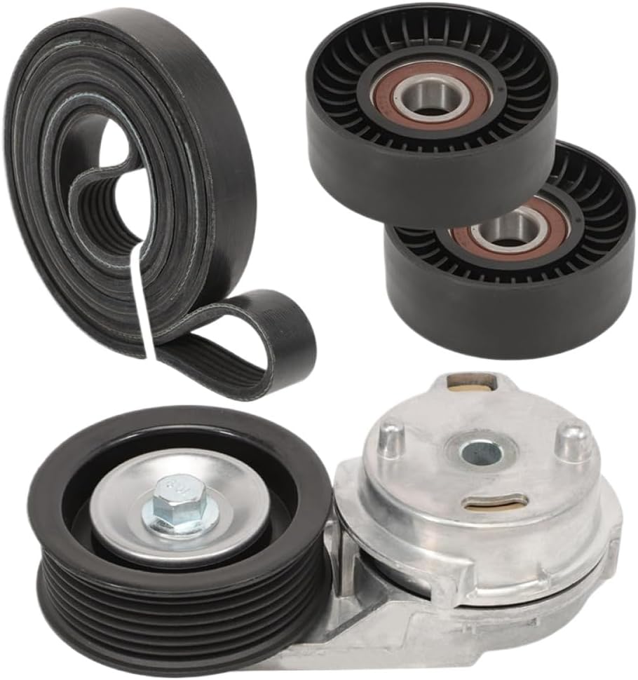 Drive Belt Tensioner Pulley Assembly Kit 38382 Compatible With Ram 1500 2500 3500 2003 2004 2005 2006 2007 2008 Fits 53032130AA 53032130AC 38058