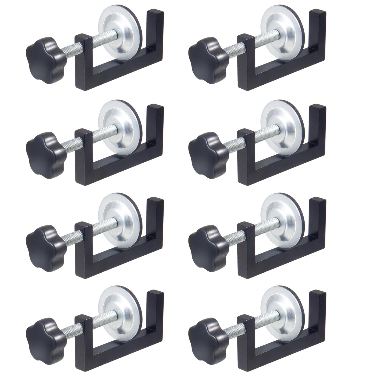 2.17inAdjustable Sectional Couch Sofa Funiture Clamps Outdoor Patio Furniture Clips for Outdoor Garden Rattan Aligment Rattan Furniture Clamps, 8Pieces