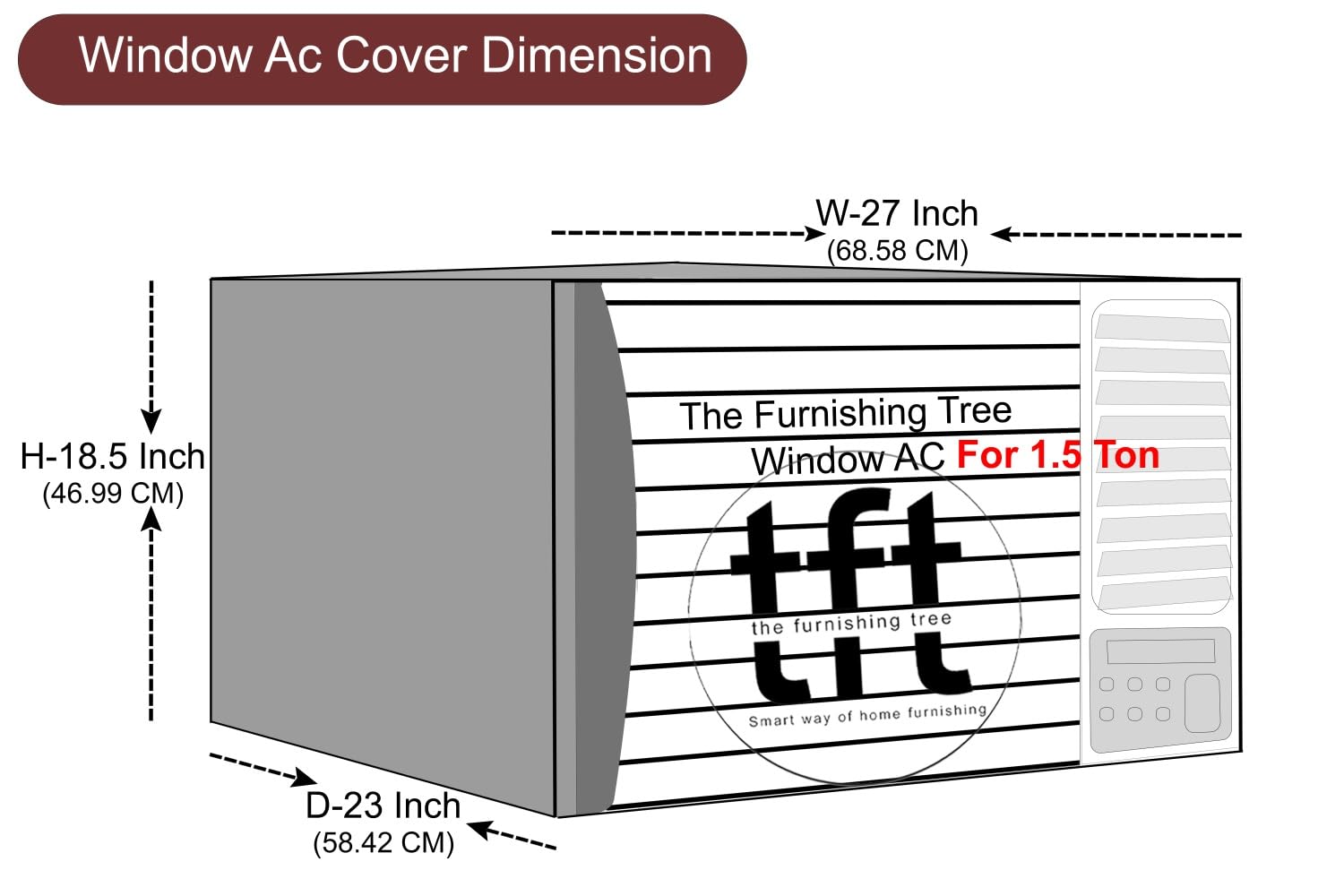 Diwali Offer Buy Now The Furnishing Tree Window Ac Cover For 1.5 Ton Capacity Pvc 1 Diwali Offer Buy Now The Furnishing Tree Window Ac Cover For 1.5 Ton Capacity Pvc