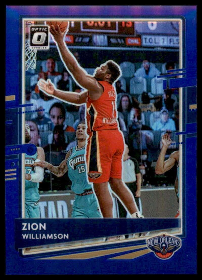 Zion Williamson Card 2020-21 Donruss Optic #40 - Unsigned Basketball Cards