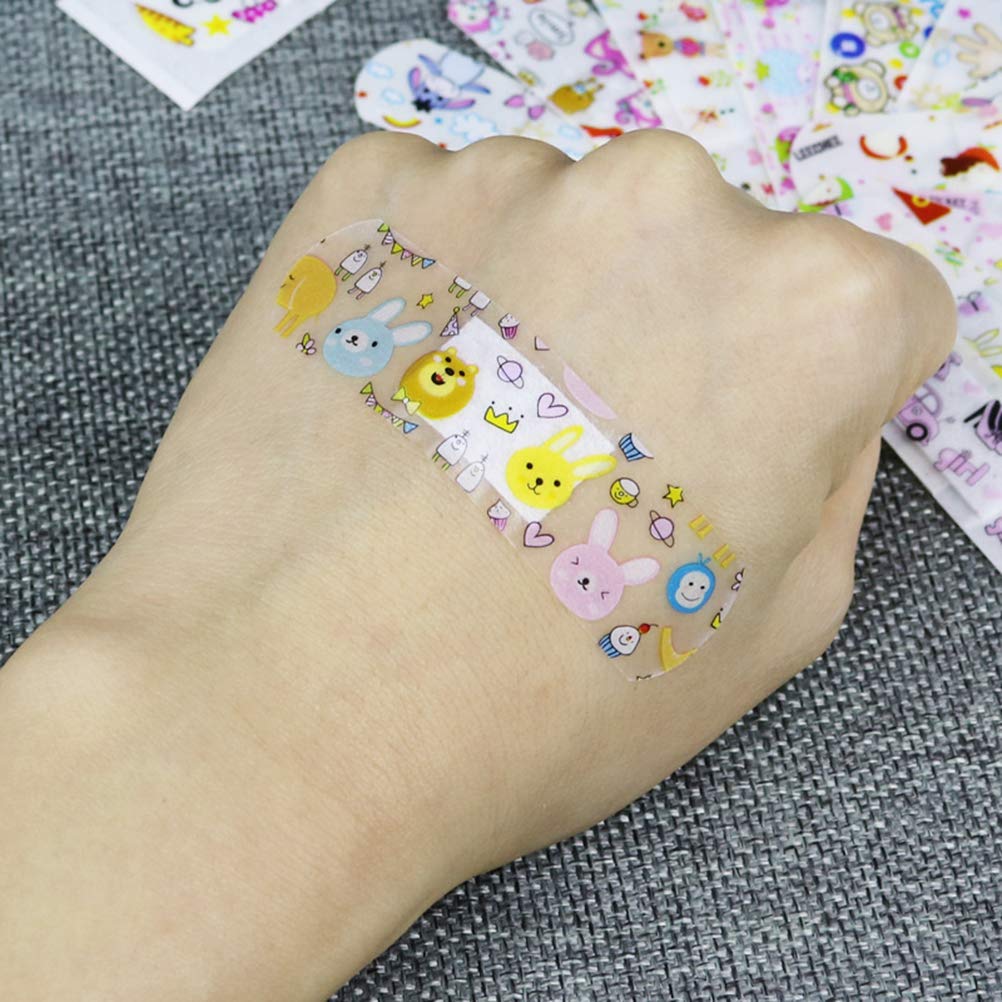 Enfudid Cute Bandages 120 Pieces Cartoon Bandages Adhesive Tapes