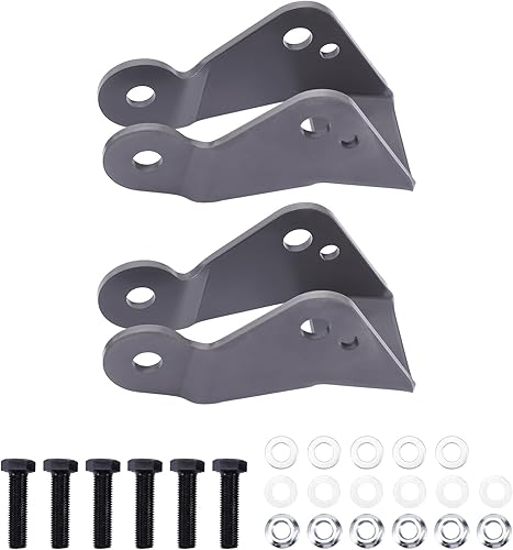 Miniatura 8 de Tuningsworld Extensión de amortiguador de 3" a 5" para Chevy Silverado C1500, para GMC Sierra C1500 2WD 1988-1998, soportes de extensión de