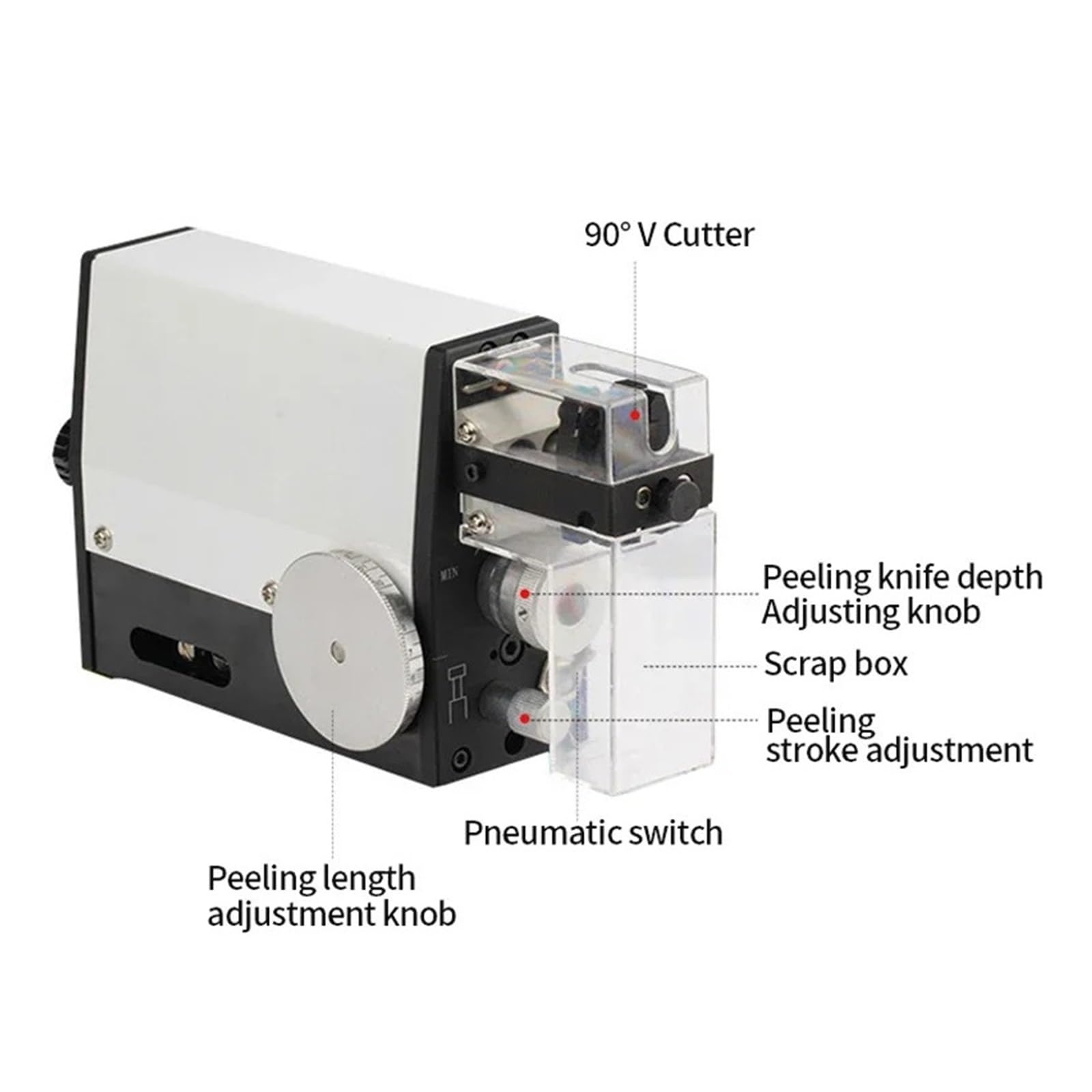 Spelafili Induttivo, Portatile, Pneumatico, Elettrico Ad Alta Precisione Veloce E Preciso(Pneumatic)