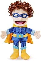 Vista 1 de Superhéroe de 14", Peach Boy, Marioneta de mano