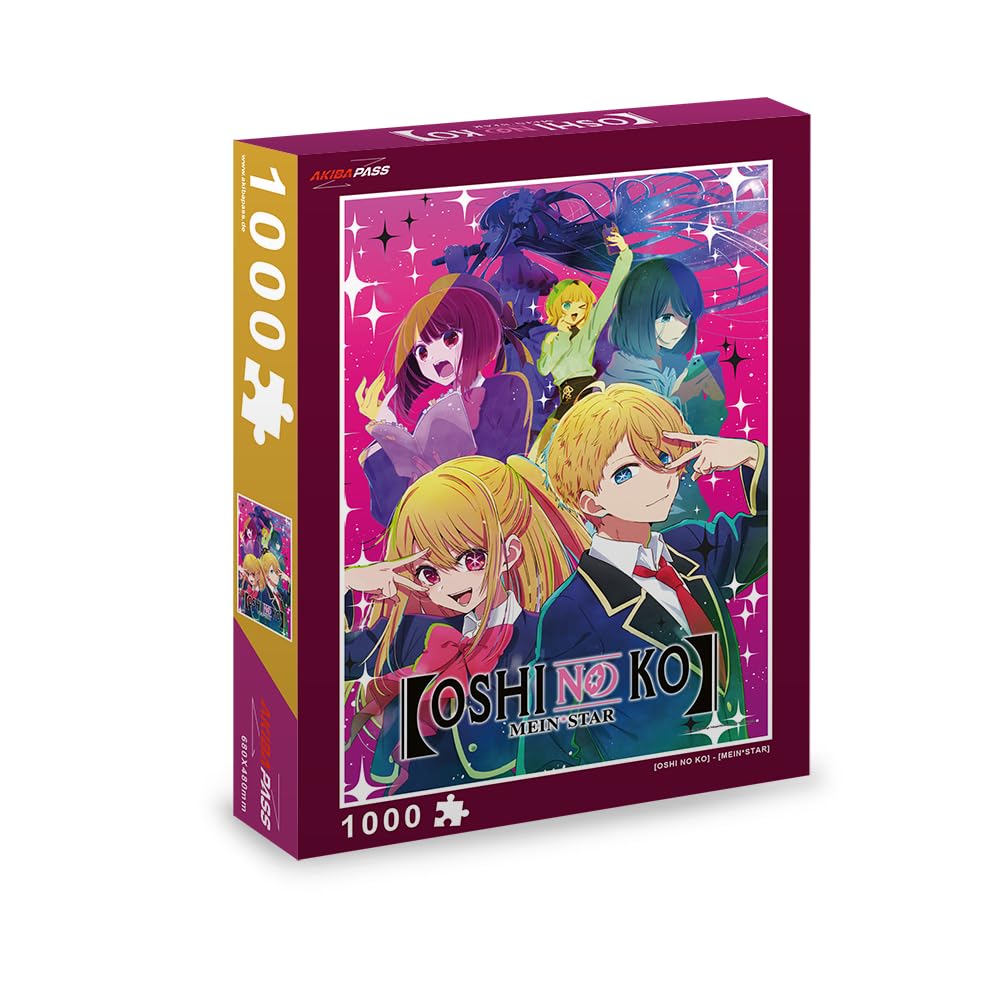 Puzzle de 1000 piezas Oshi No Ko de Crunchyroll anime original blanco 3