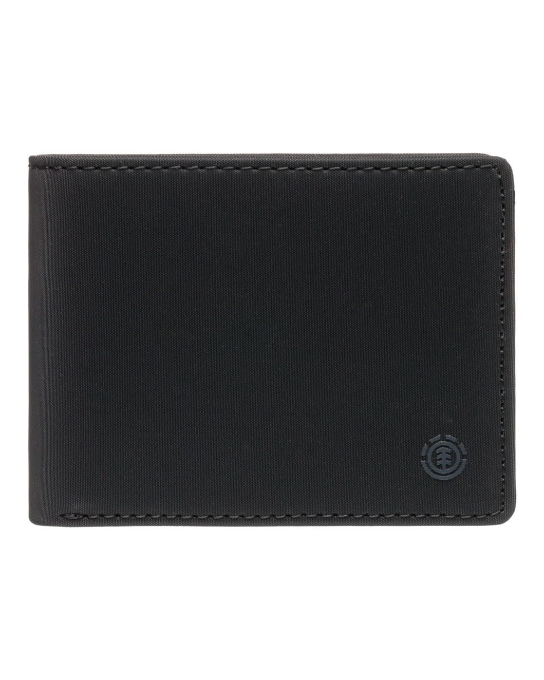 Element Icon Mini - Heavy Duty Small Tri-Fold Wallet - Unisex - Black.