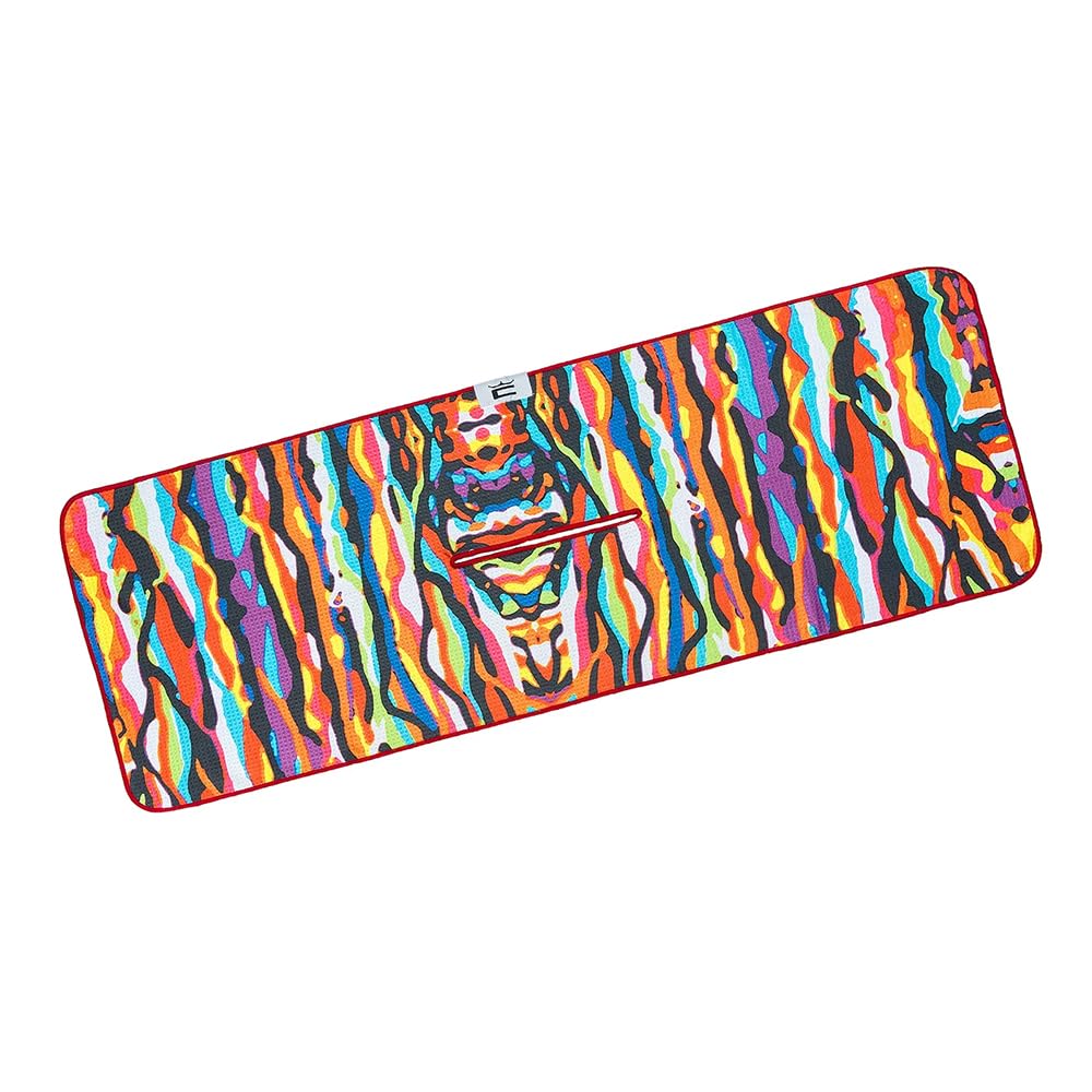 COBRA Crazy Snake Towel Toalla, Hombres, Negro y Multicolor, Taille Unique