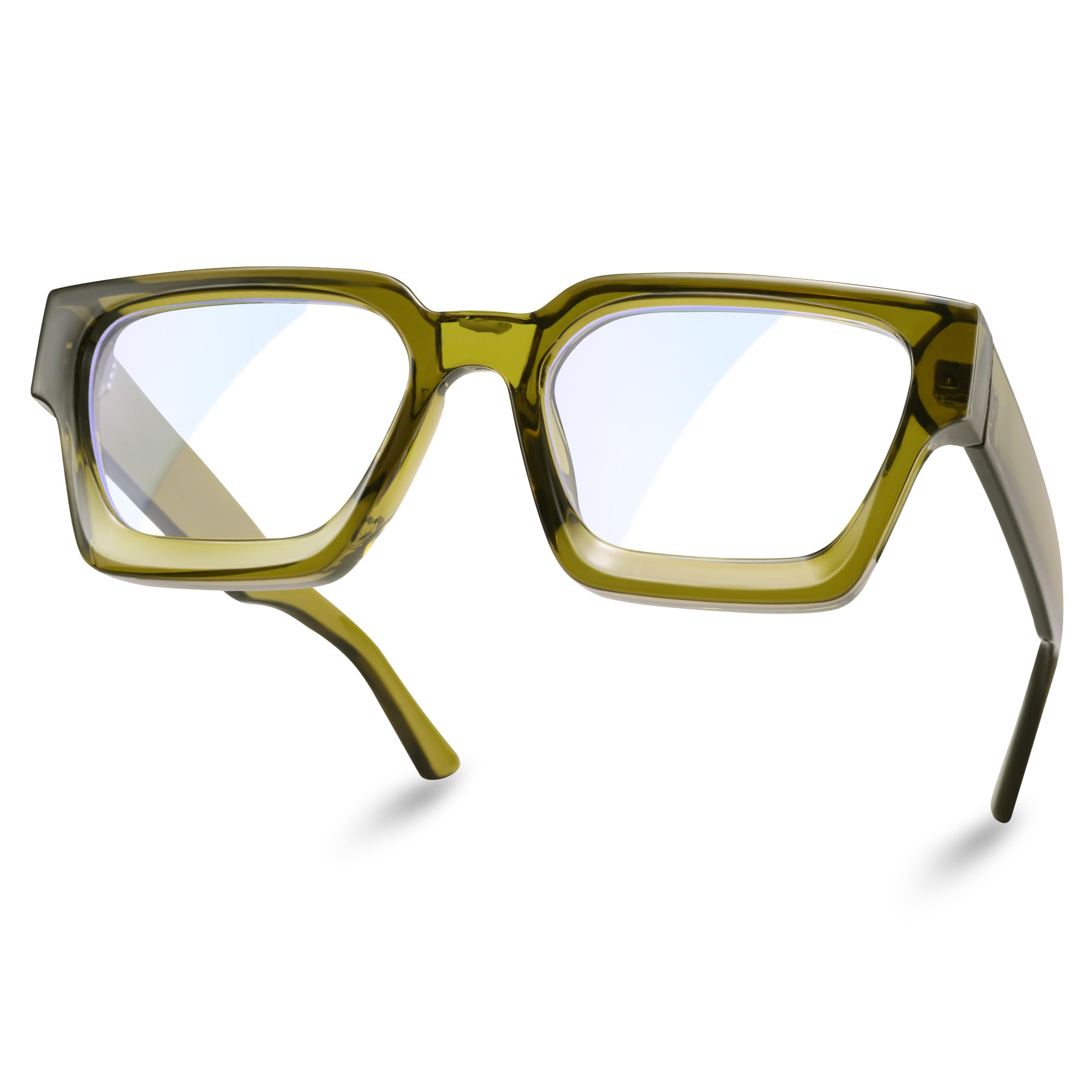 GLARDEFE Blue Light Glasses for Women - Computer Glasses 99% Blue Light Blocking - Fashion Rectangle TR90 Frame Eyeglasses