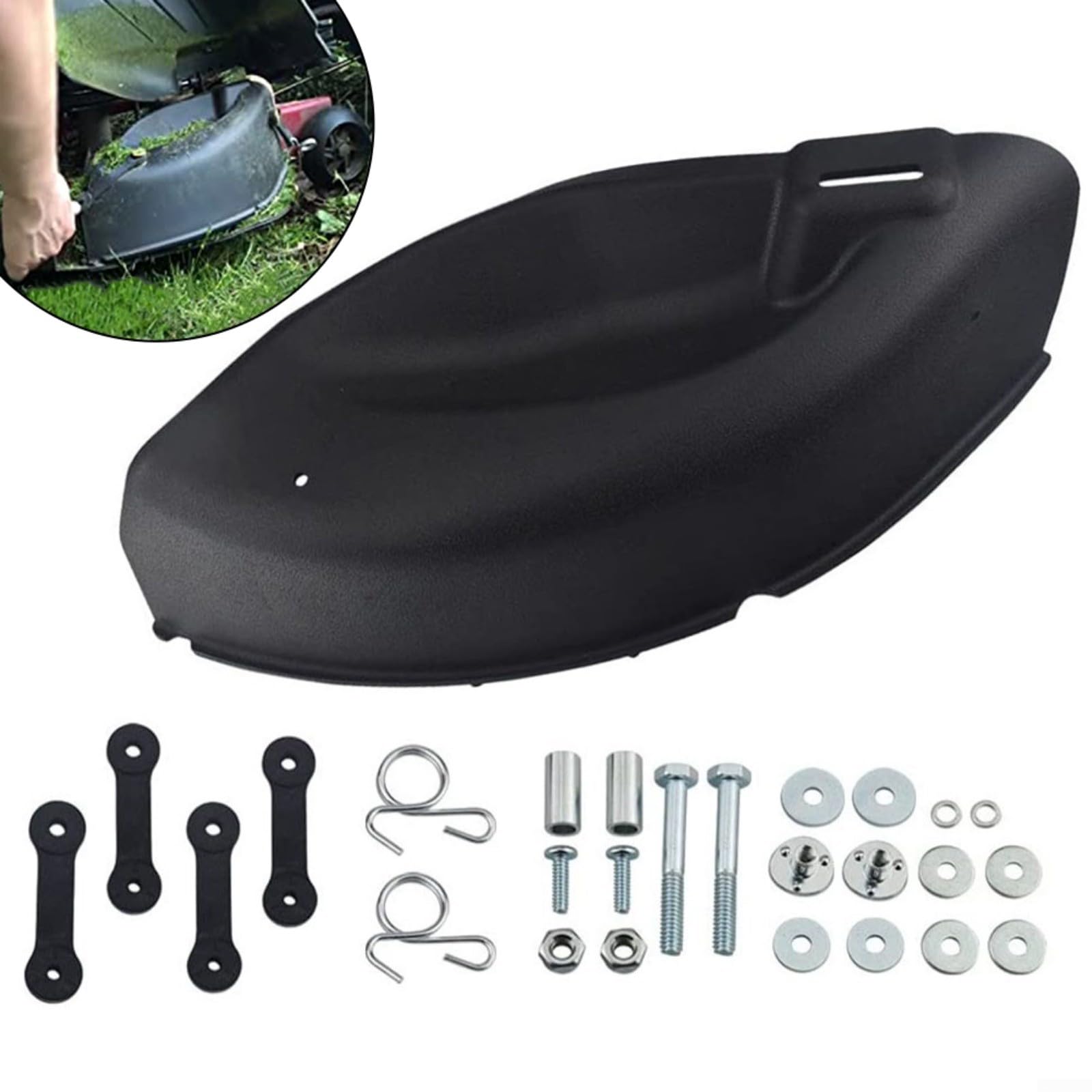 Bâche mulching pour tondeuse à gazon 954040501 960710005 - Pour tracteurs à gazon Craftsman 42" LT1000 - Avec couvercle de tondeuse à gazon - Accessoires de montage