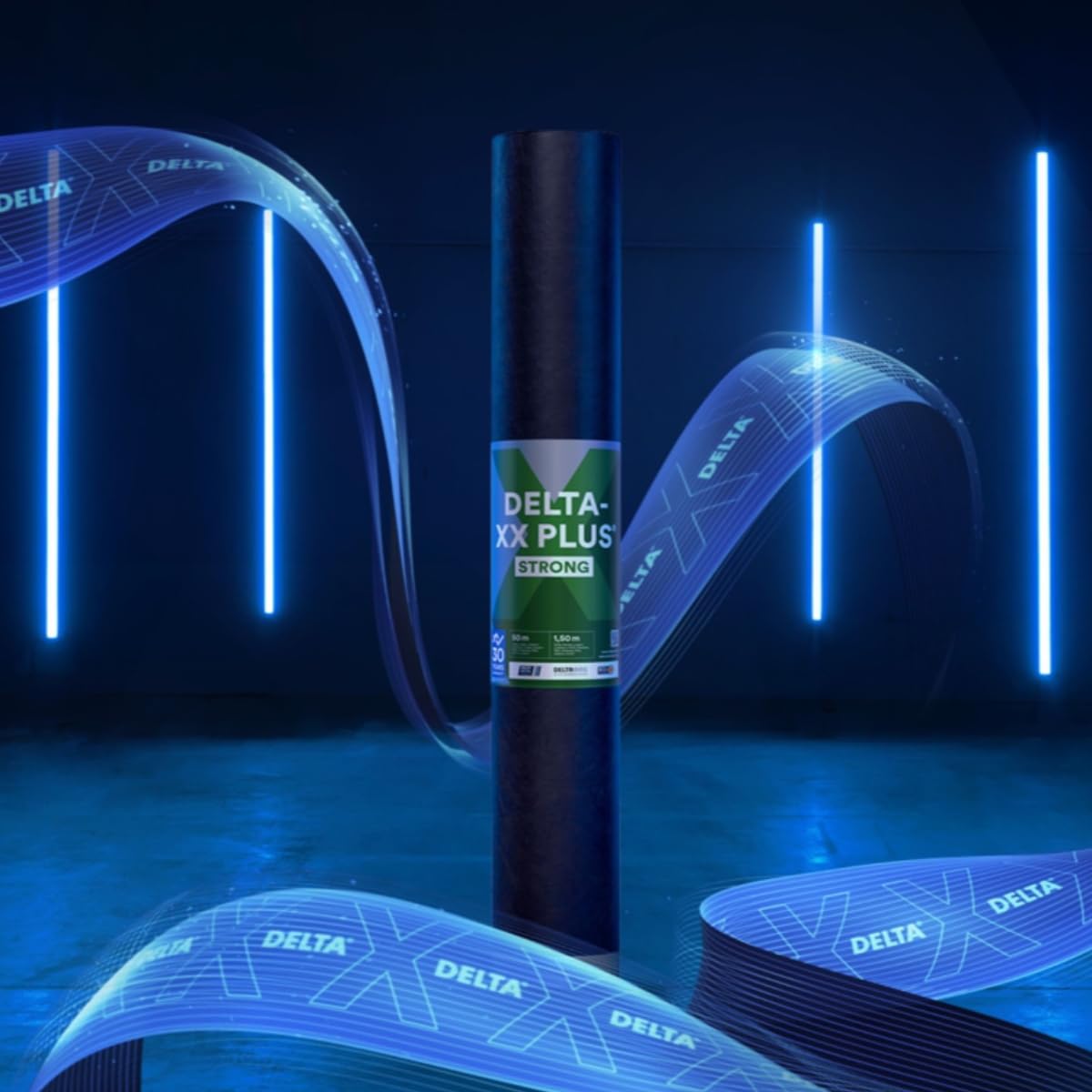 Doerken Ecran de sous-toiture HVP R3 Delta XX PLUS strong avec adhésif 1.50 x 50 m - 02208325