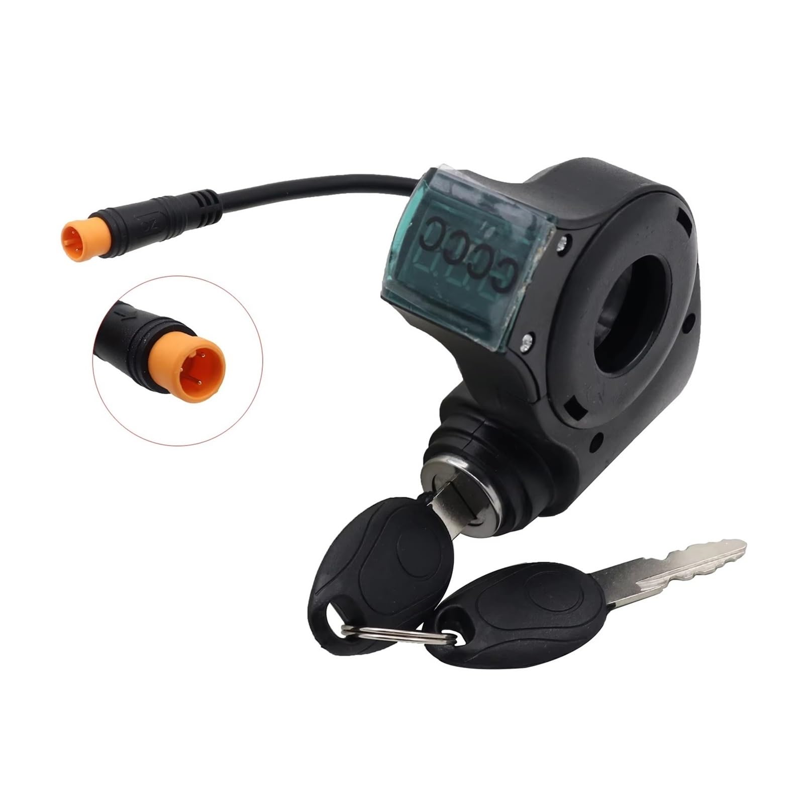 blocchetto accensione moto Per KUGOO M4 PRO Scooter Elettrico Cilindro Interruttore Di Avviamento Serrature Chiavi Kick Parti Ricambio Blocco Accensione Con 2(3-Pin)