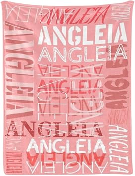 Personalized Baby Blankets for Girls Customized Newborn Blankets with Name -Pink Blanket
