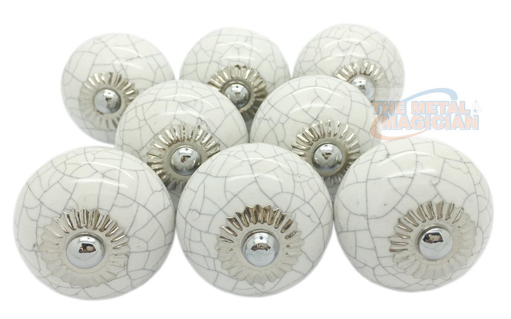 The Metal Magician Ceramic Cabinet Knob Cupboard Drawer Pull
