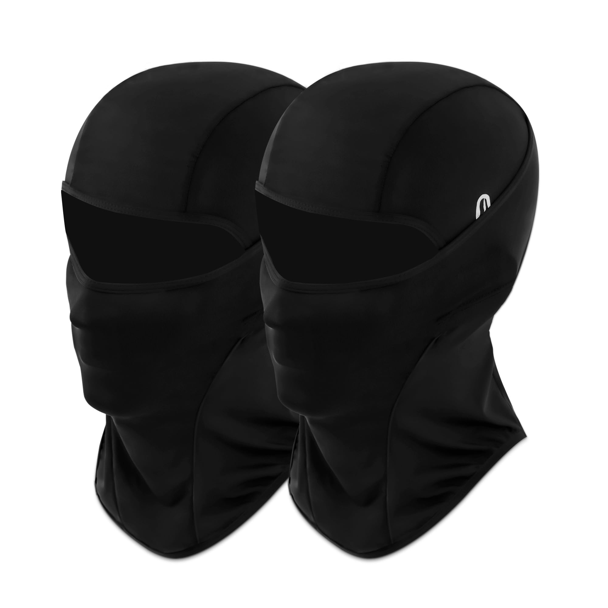 2 Pack UV Balaclava with Glasses Holes, Summer Cooling Ice Silk Breathable Full Face Mask for Motorcycle Cycling - 1
