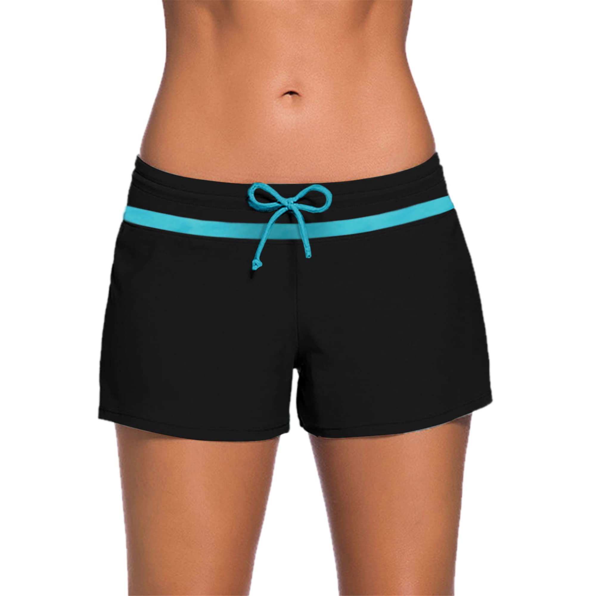 Pantaloncini da Bagno Donna Estate Protezione UV Pantaloncino da Nuoto Asciugatura Rapida Pantaloncini da Tavola Elegante Boyleg Style Pantaloncini da Spiaggia Donna Sportivo Costumi da Bagno