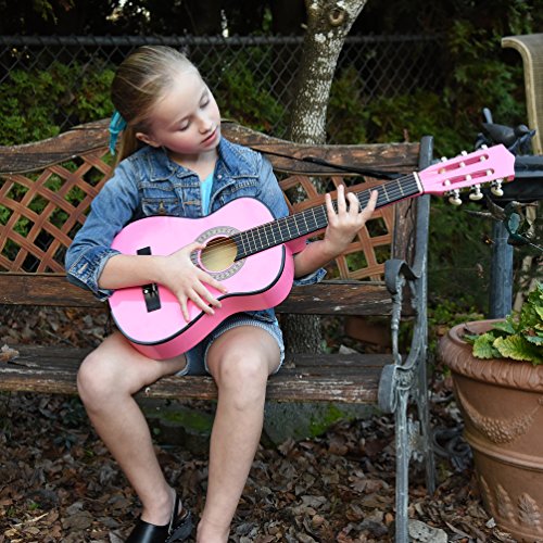 Master Play 30 Inch Wood Classical Guitar With Case And Accessories For Kids/Girls/Boys/Beginners thumb #4