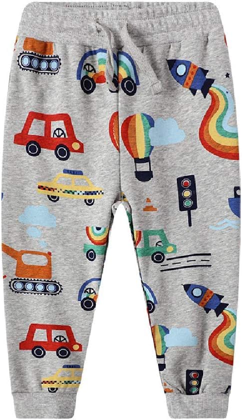 Quenny Autumn and Winter New Children's Sweaters,Children's Printed car Round Neck Long-Sleeved Sweater.