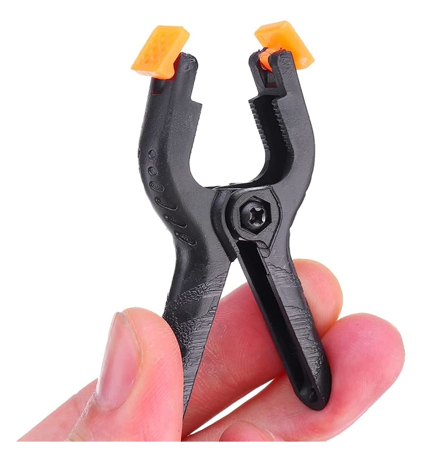 RJJ 10 sztuk 2-calowy Zagęszczone sprężynowe zacisk plastikowy zacisk przełącznik do obróbki drewna Clamp Woodworking Szybki zacisk mocowanie (Size : Blue)