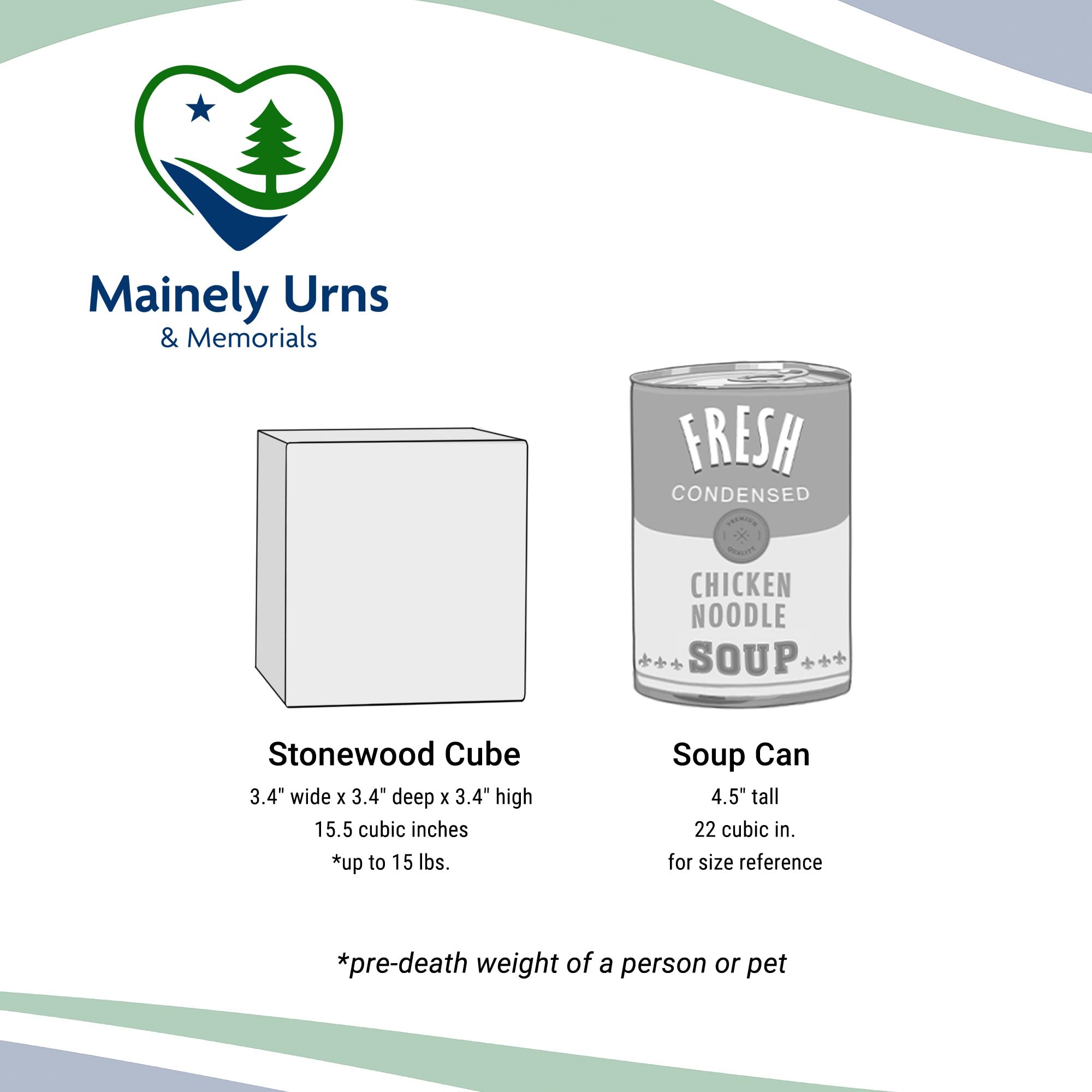 Stonewood Angel Boy Cremation Urn Cube for Infant Ashes - Composite Wood Cremation Urn for Childs Ashes - 15 Cubic Inch Capacity - Includes Name, Dates and Sentiment