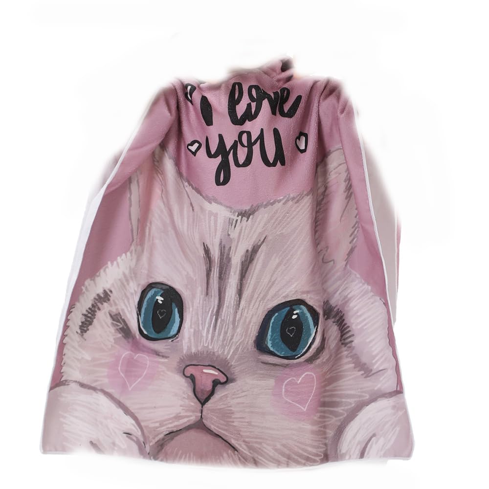 Ultra fine Fiber Bath Towel Printed Large Bathrobe for Beach Swimming Portable Absorbent Beach Towel Style E 60x60cm