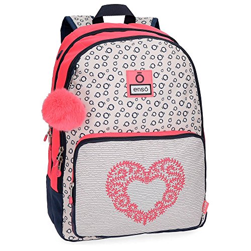 Enso Heart 90224B1 Mochila Escolar  44 cm  30.98 Litros  Multicolor