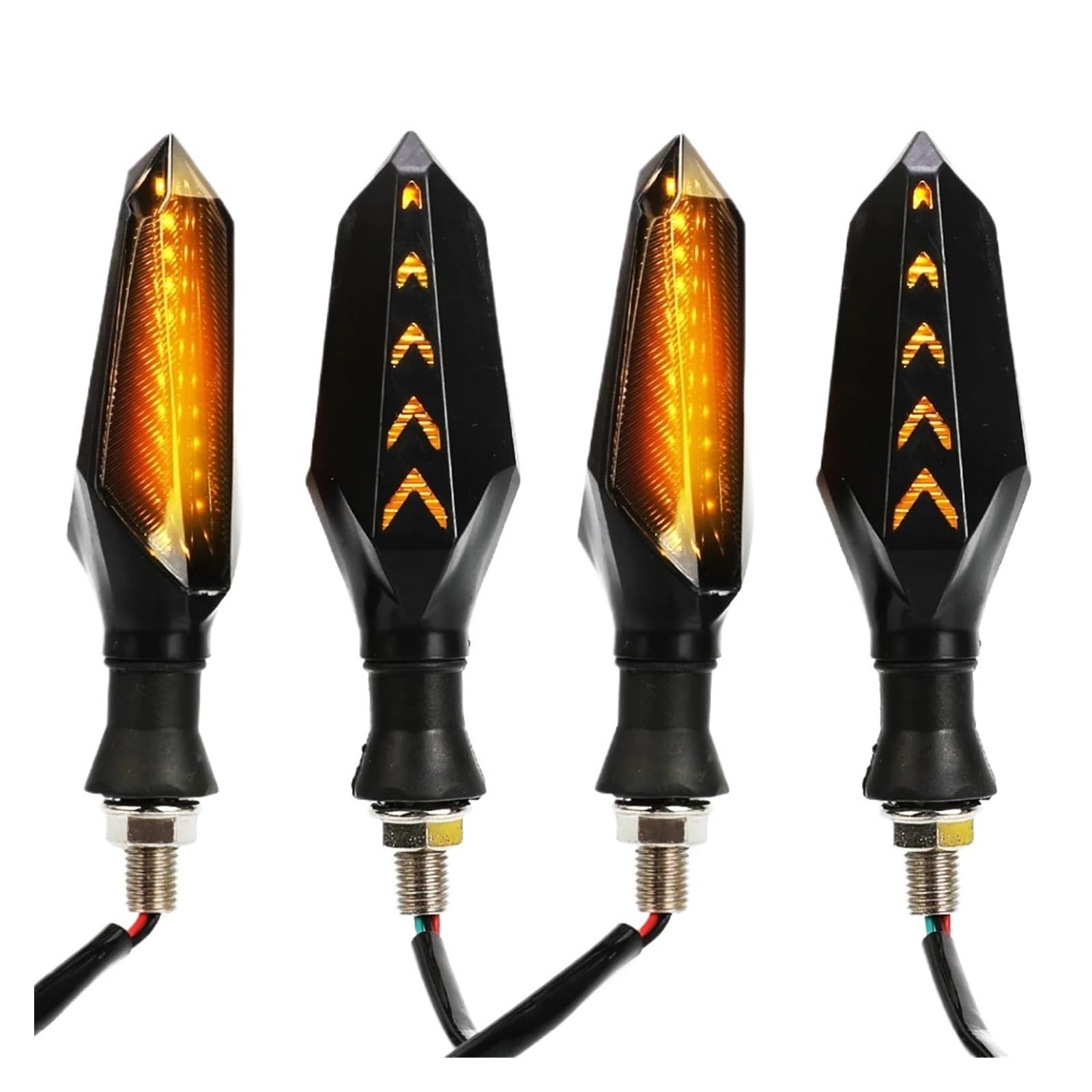 12 indicatori direzione LED lampeggianti anteriori Indicatoris Motos