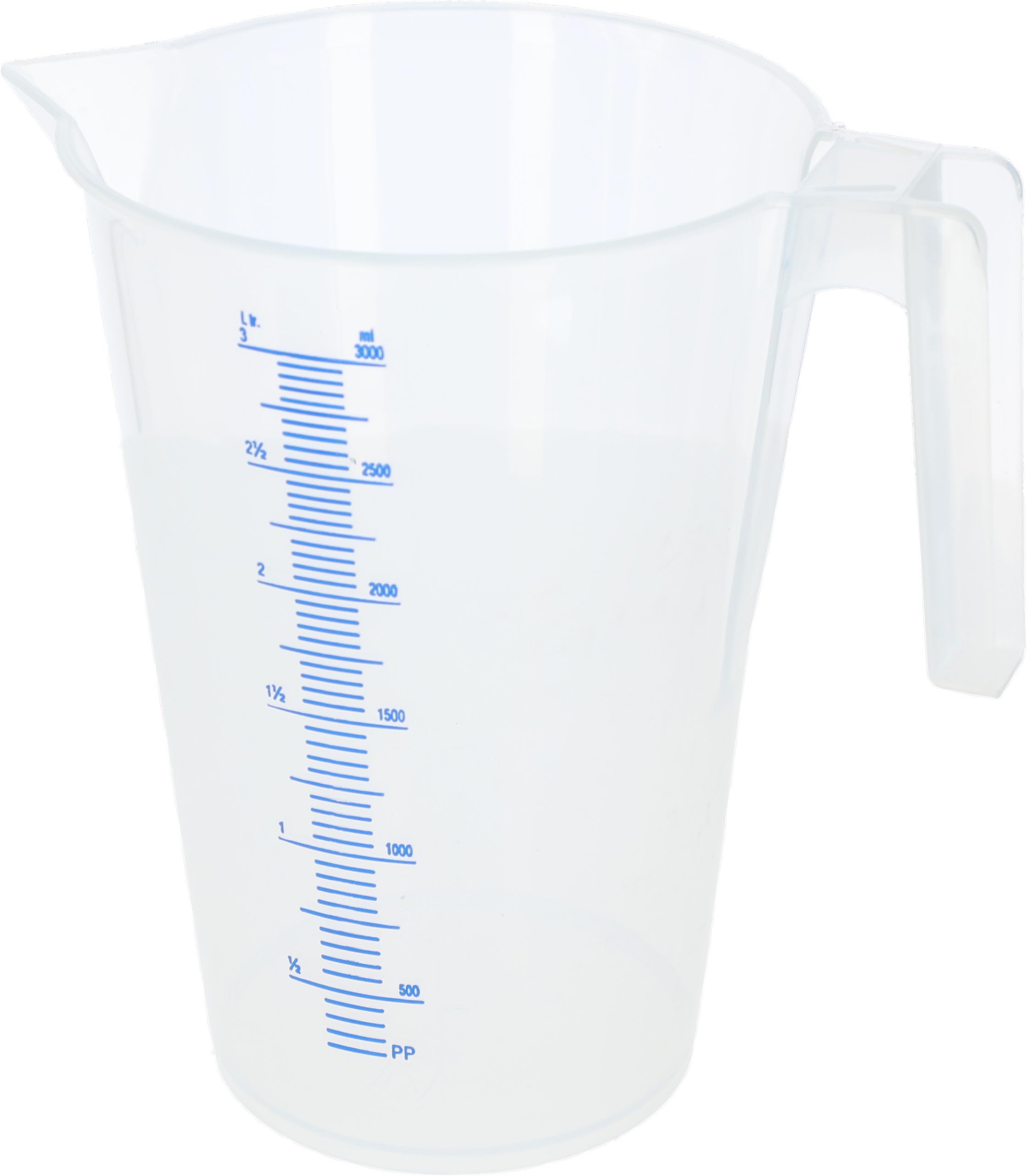 Kerbl Measuring Jug 3 litres Plastic with Scale Stackable