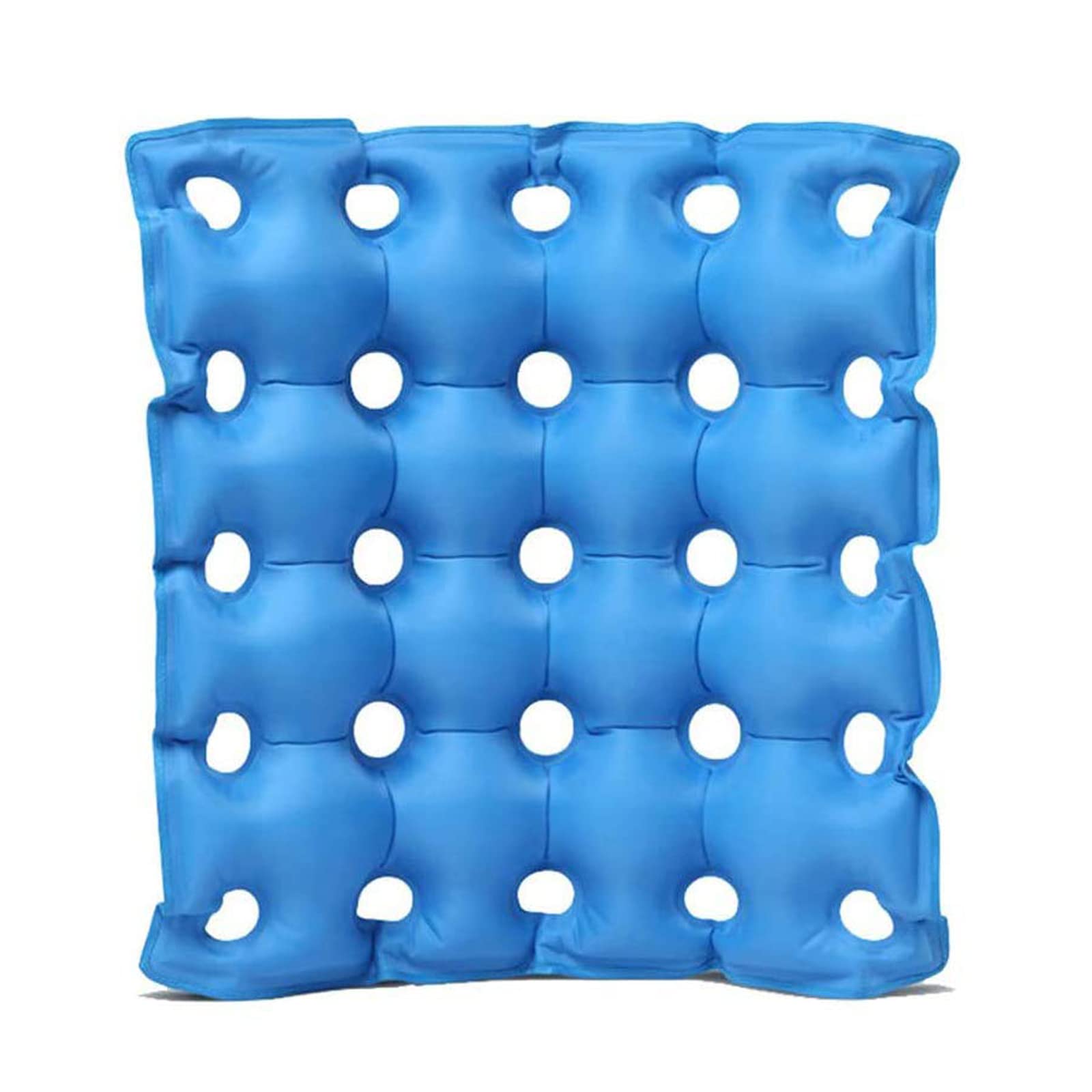 Cuscino del Sedile Gonfiabile ad Aria - Cuscino antidecubito - Materasso ad Aria per Sedia a rotelle Medica per Sollievo dal Dolore di emorroidi, coccige e coccige, Blu (Blu) (Blu)