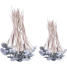 New For Arrival 2025 100Pcs/Bag White Brown Pure Cotton Soybeans Core Candles Smokeless Wicks 2Mm And 15/20Cm Candle Making Supplies Accessories Tray Mold Decoration Kitchen Accessories Creative Gift