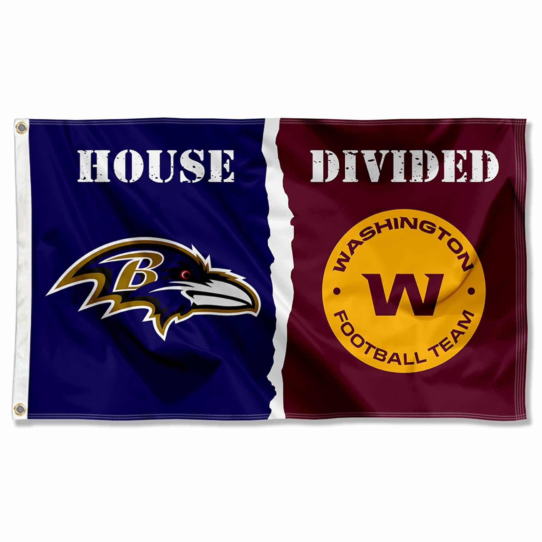 Baltimore and Washington House Divided Flag Rivalry Banner