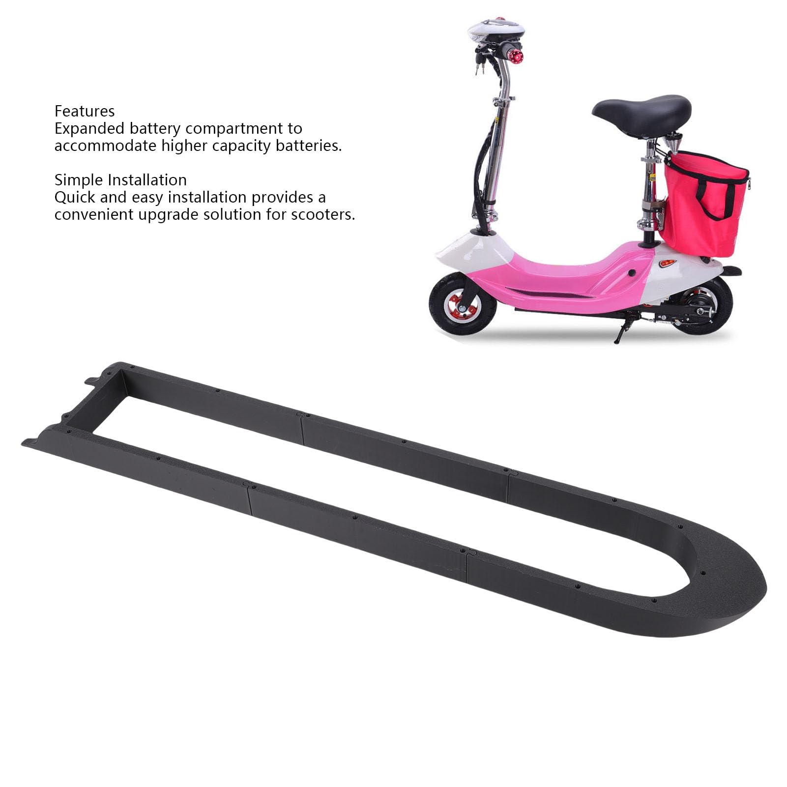 Elevador Scooter Eléctrico, Expansión 30 mm para Modificación Batería, Herramienta Elevación Compartimiento, for Usuarios M365 y Aficionados a Personalización