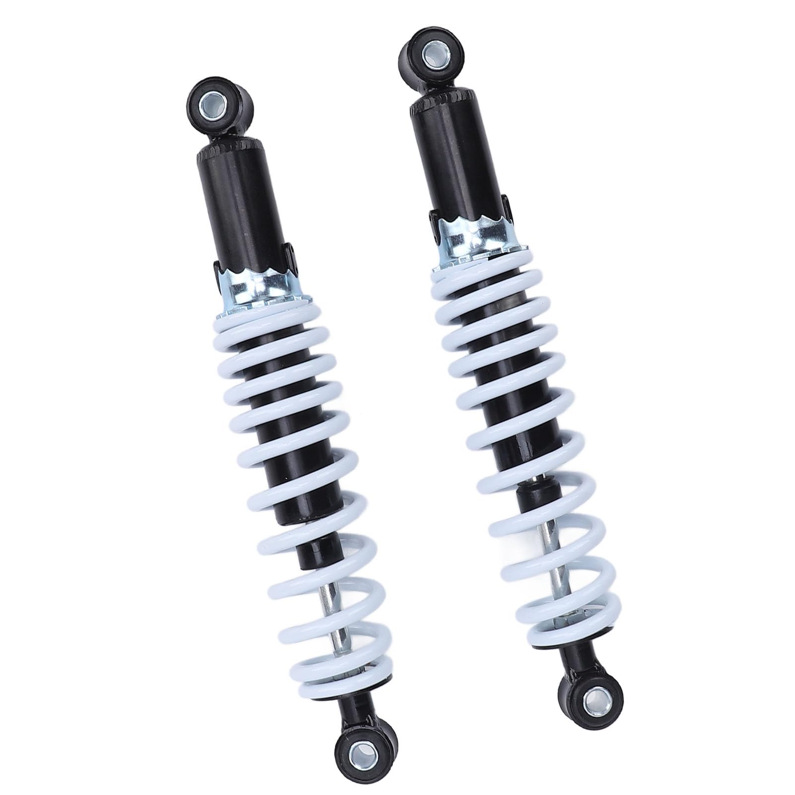 Amortisseur de Moto Réglable Amortisseur de Choc à Ressort en Alliage D'acier Haute Performance pour Mini Chariot de Poche de Scooter de Vélo de saleté 300 Mm 2 Pièces