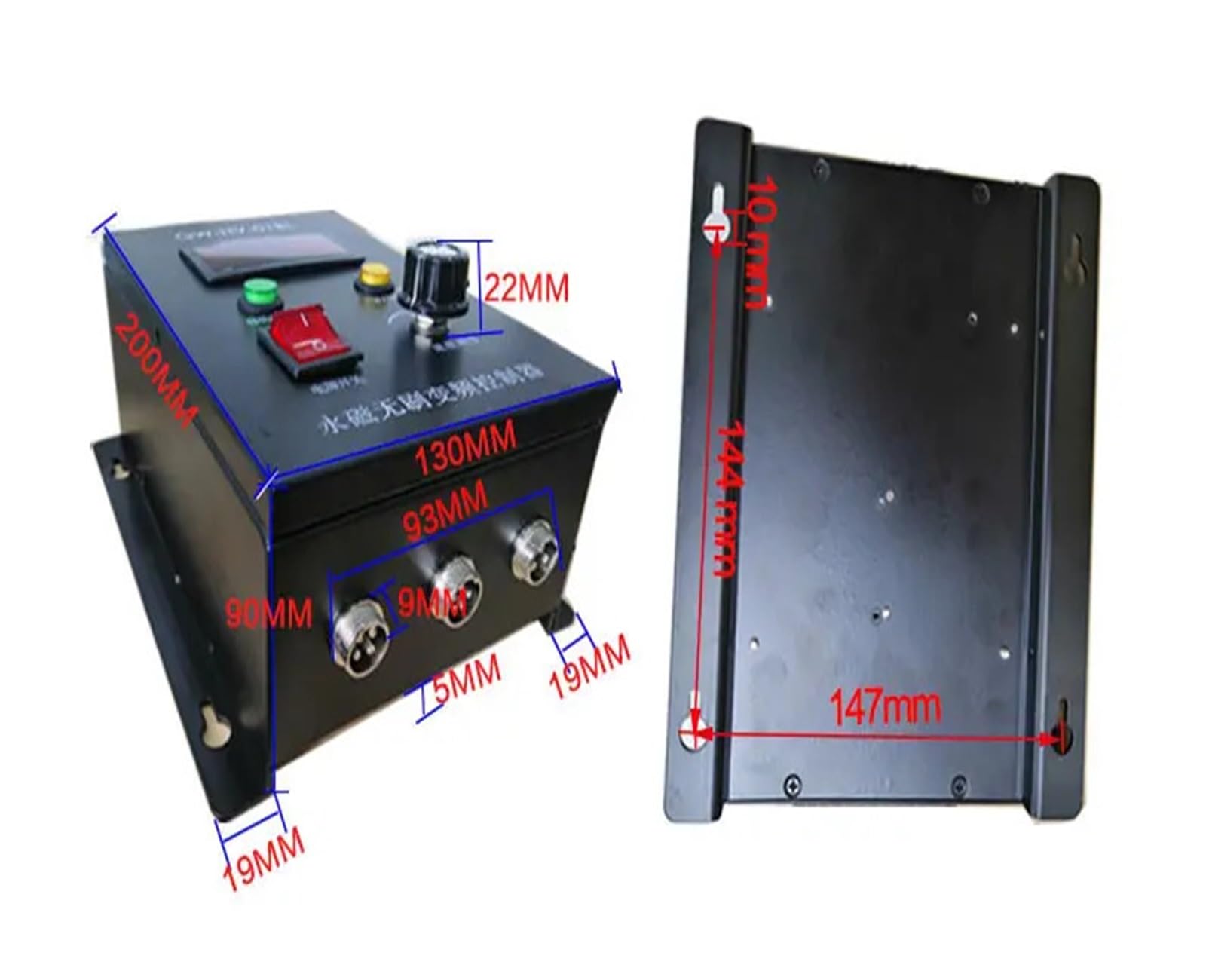 Motor sin escobillas de 220 V, 10 000 rpm, 0,45 kW, 450 W, con controlador y reductor 5/1