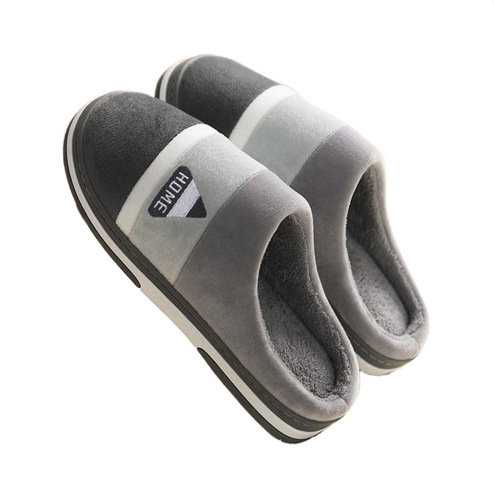 Pantofola Invernale Pantofole in Cotone Caldo Inverno per Uomini Scarpe Coppie A Strisce Resistenti All'Abbigliamento da Casa