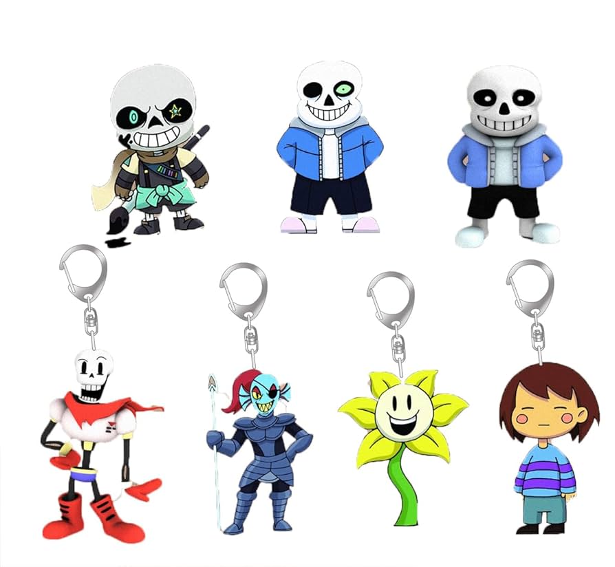 アンダーテール キャラクターキーホルダー 11個セットコンサート アンダーテール キャラクターキーホルダー 11個セットコンサート
