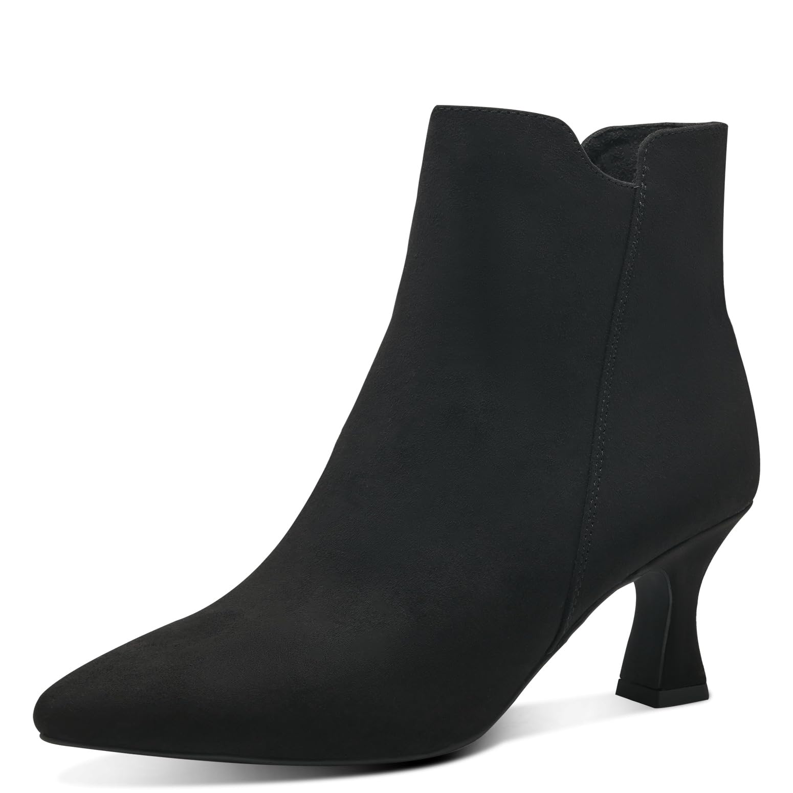 MARCO TOZZI Women's 2-25317-41 Boot Heel, Black, 7.5