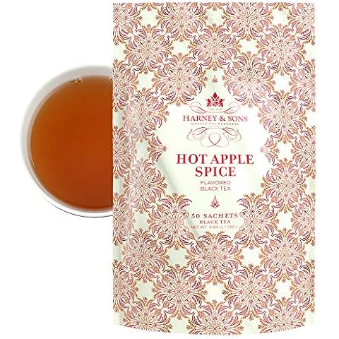 Harney & Sons Hot Apple Spice Black Tea Sachets Cover