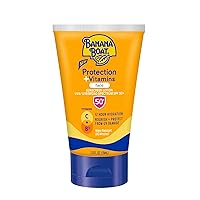 Vista 1 de Banana Boat Protector solar facial Protection + Vitamins FPS 50 Protector solar de tamaño de viaje para cara, hidratante con vitamina C y vitamina