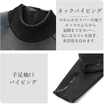 Amazon | MORGEN SKY ウェットスーツ メンズ 3mm ワンピース