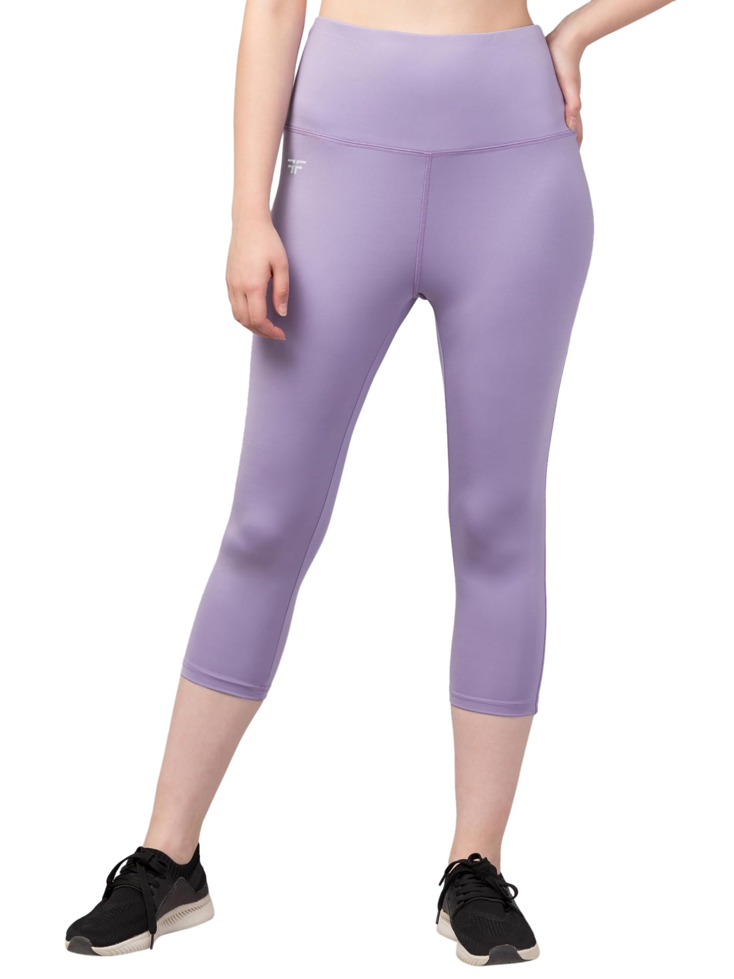 fflirtygo Womens Sports Capri | Sports Capri for Women | High-Waist | Knee Length | Squat-Proof | Activewear-picture-56