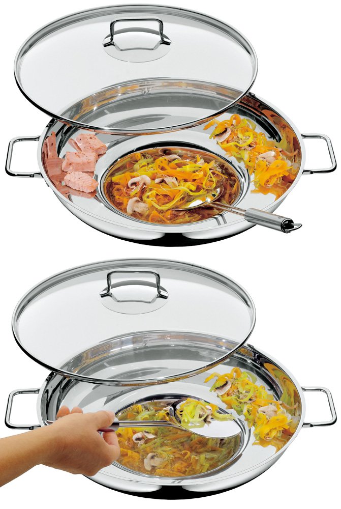 Amazon｜WMF Z1 ステップウォック 36cm 018WF2866｜片手鍋