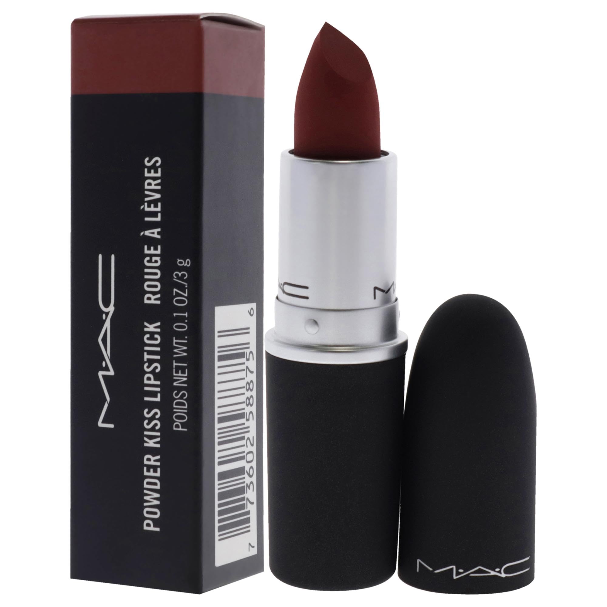 【negu】MAC Powder Kiss リップ MAC Powder Kiss Lipstick - 926 Dubonnet Buzz Lipstick Women 0.1 oz