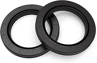 Seal Washer 2PCS TC-53x72x10 53x73x10mm NBR Framework Oil Seal, Nitrile Rubber Oil Sealing Ring Gasket Gasket Lip (Color : 2PCS, Size : TC 53x72x10)